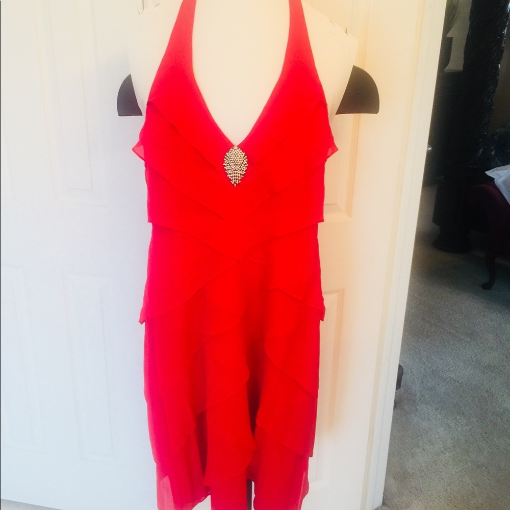 Kay Unger pink strawberry color .